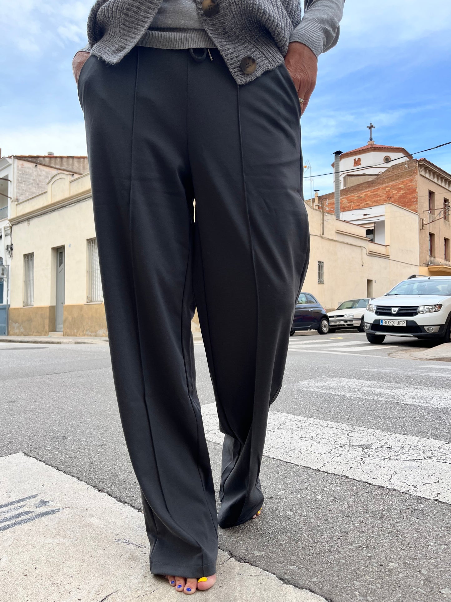 PANTALON PUNTO MILANO ANCHO