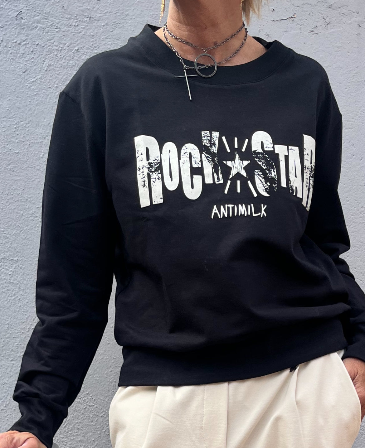 SUDADERA ROCK STAR